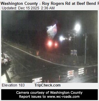 Durham: Washington County - Roy Rogers Rd at Beef Bend Rd