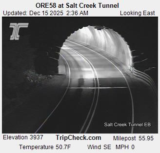 Lane County: ORE58 at Salt Creek Tunnel