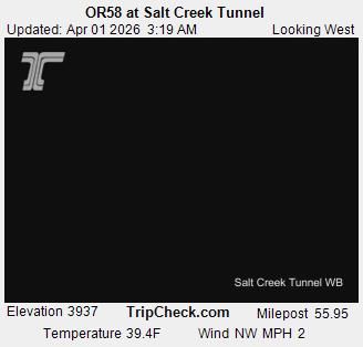 Lane County: ORE58 at Salt Creek Tunnel