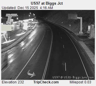 Wasco: US97 at Biggs Jct