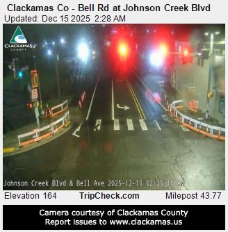 Rivergrove: Clackamas Co - Bell Rd at Johnson Creek Blvd