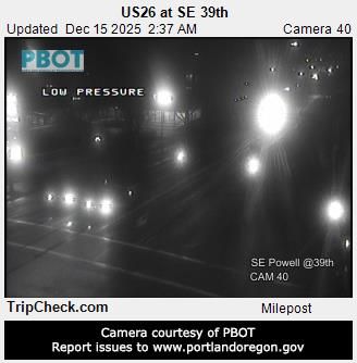 Portland: US26 at SE 39th