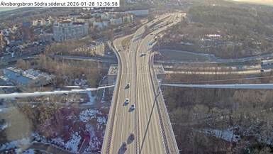 Lundby › South: Älvsborgsbron Södra söderut