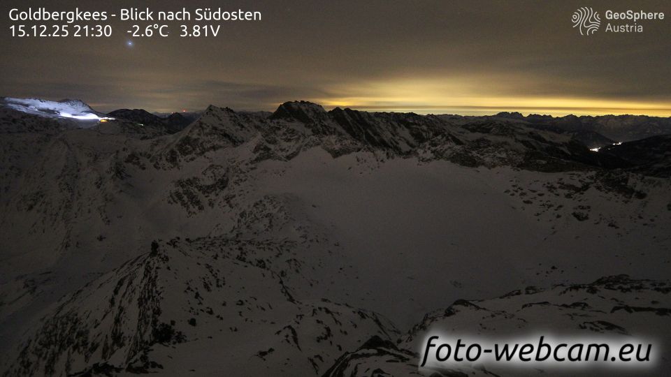 Schachnern: Goldbergkees - Blick nach Südosten