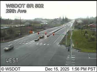 Battle Ground: SR 502 at MP 1.6: NE 29th Ave