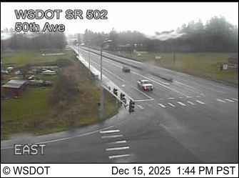 Battle Ground: SR 502 at MP 2.6: NE 50th Ave