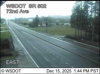 Battle Ground: SR 502 at MP 3.6: NE 72nd Ave