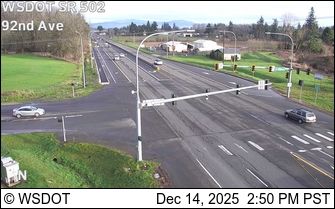 Battle Ground: SR 502 at MP 4.6: NE 92nd Ave