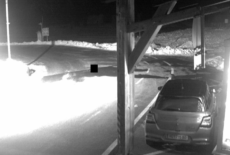 Hermagor-Pressegger See: B 90 Nassfeldstraße - Nassfeldpass, Blickrichtung: Italien