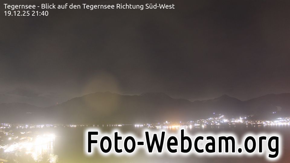 Tegernsee: Blick auf den - Richtung Süd-West