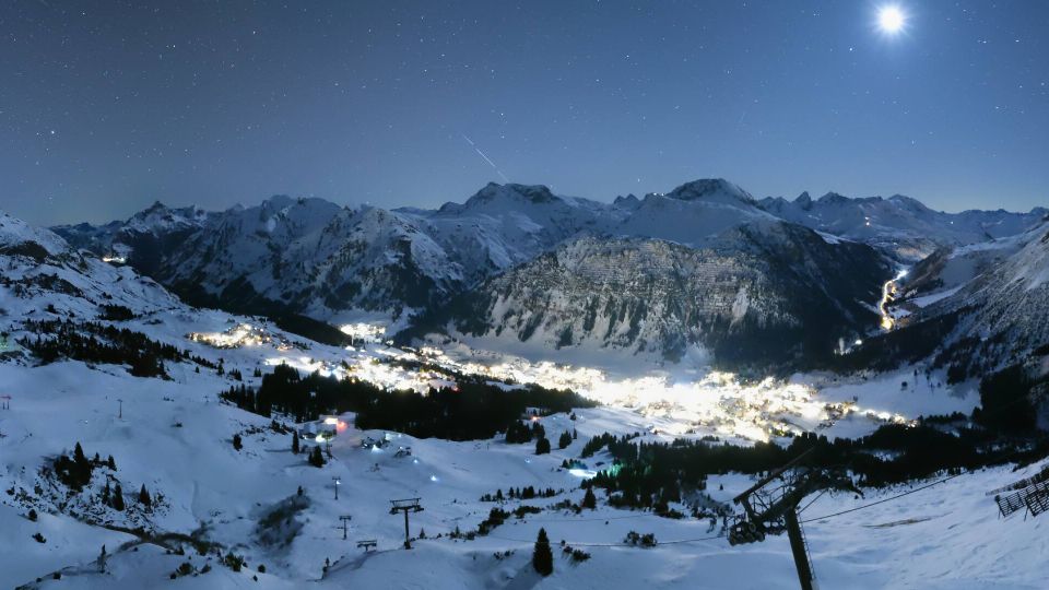 Gemeinde Lech: Mohnenfluh - Juppenspitze - Omeshorn - Braunarlspitze - Karhorn - Wösterspitzen - Zürs - Widderstein - Trittkopf - Valluga - Rappenspitze