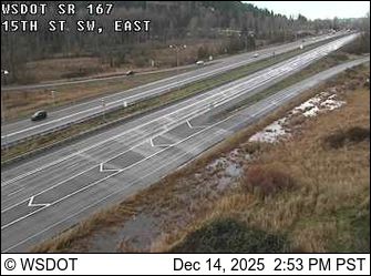 Algona: SR 167 at MP 13.9: 15th St SW, East