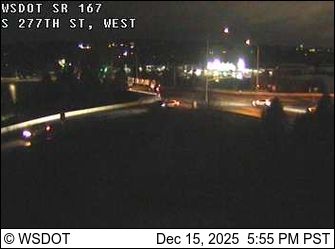 Meredith: SR 167 at MP 17.9: S 277th St, West