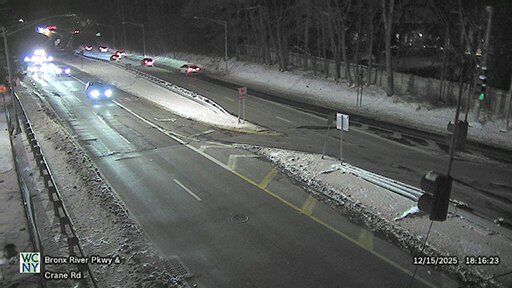 Yonkers: Bronx River Parkway at Crane Road