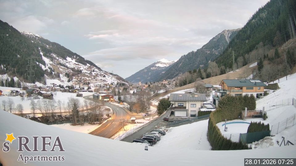 Gemeinde Gaschurn › North-west: Gästehaus RIFA in Gaschurn im Montafon | Ferienwohnung, Appartments, Gästeunterkunft - Gaschurn - Versettla Bahn - Talstation - Bergerstraße - Zamangspitze