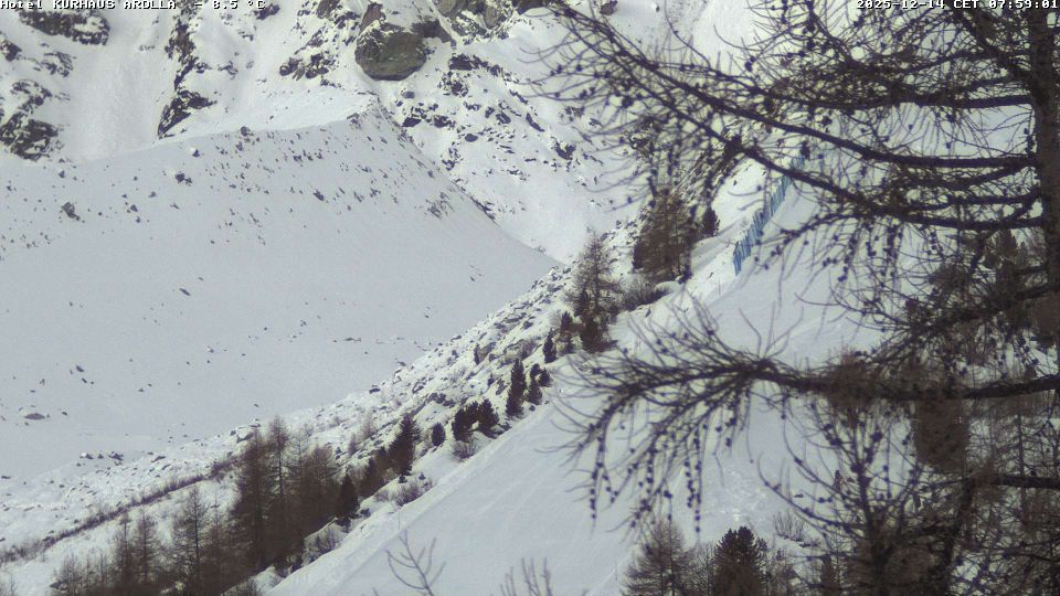 Evolene › South: Grand Hotel And Kurhaus - Valais, Suisse: Arolla, piste des Fontanesses