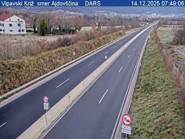 Cesta: H4, Razdrto - Vrtojba, Vipavski Križ