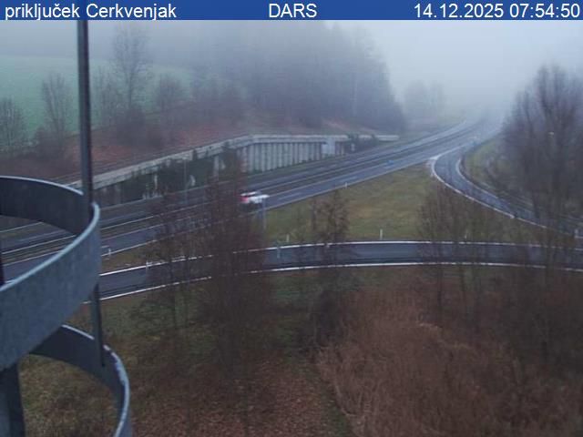 Brengova: A5, Maribor - Pince, priključek Cerkvenjak