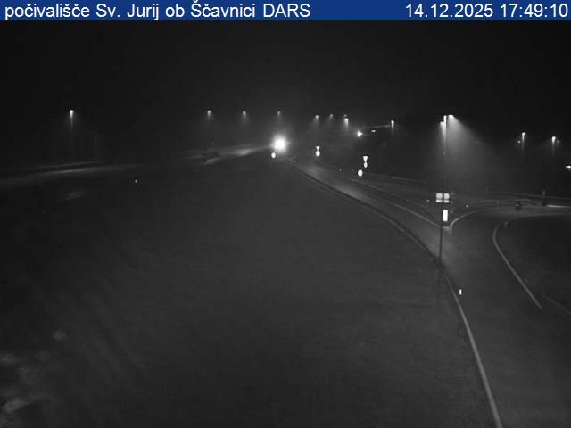 Sveti Jurij ob Scavnici: A5, Maribor - Pince, počivališče Sv. Jurij ob Ščavnici