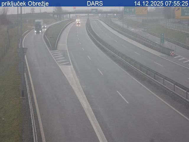 Obrezje: A2/E70, Karavanke - priključek