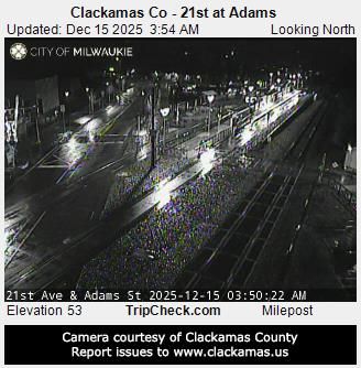 Milwaukie: Clackamas Co - 21st at Adams