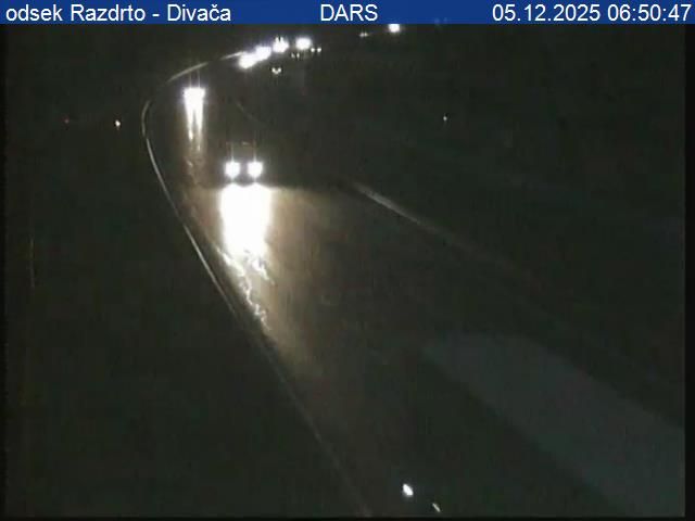Razdrto: A1/E61/E70, Ljubljana - Koper - Divača-portal