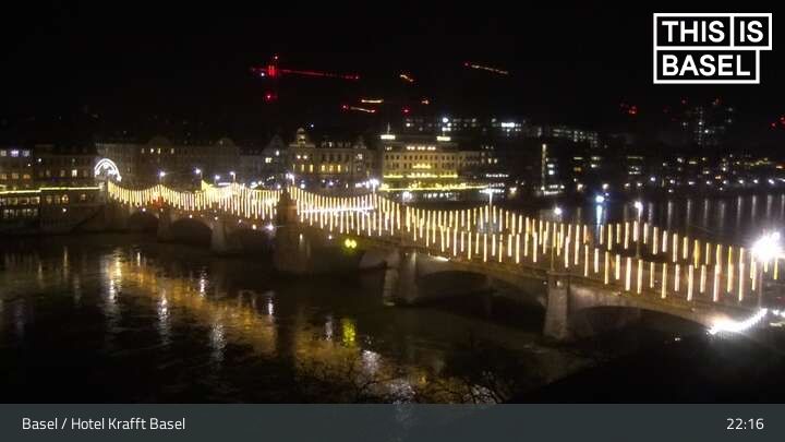 Basel: Martinskirche - Peterskirche - Middle Bridge, Basel - Basel Minster - Pfalz - Universität Basel - Spalentor - Rhine Promenade - Wettsteinbrücke