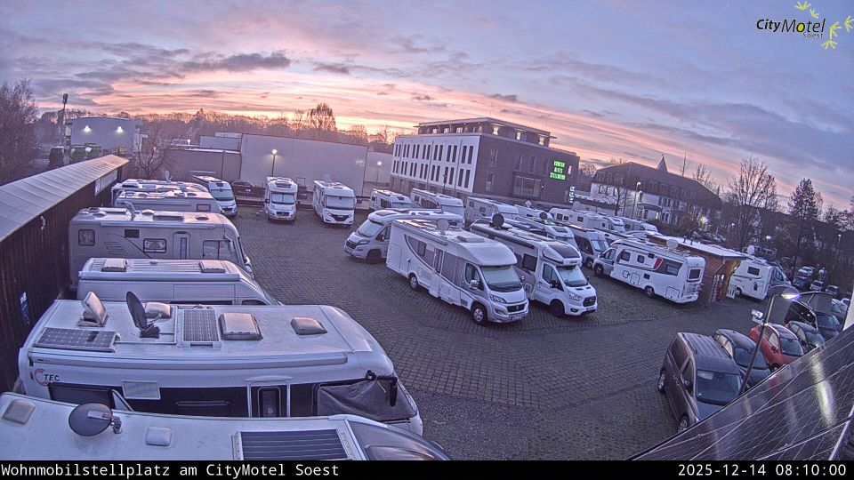 Soest › South-east: Wohnmobilstellplatz am City Motel Soest