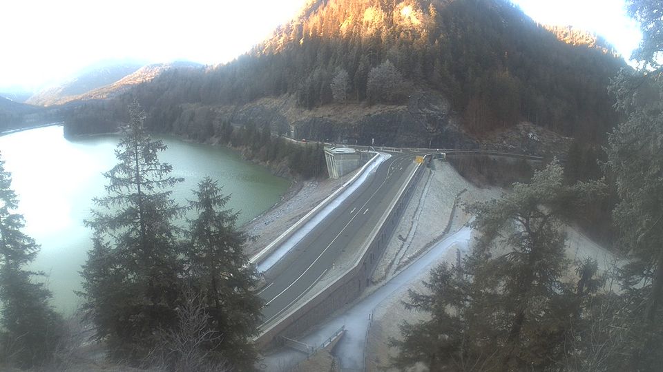 Lenggries: Sylvensteinsee - Bayern, Deutschland