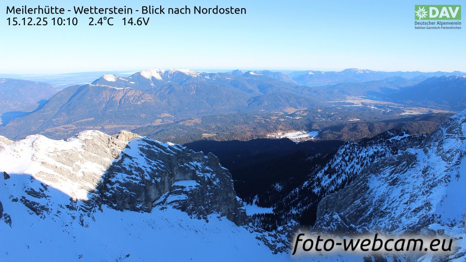 Gemeinde Leutasch: Meilerhütte - Wetterstein - Blick nach Nordosten