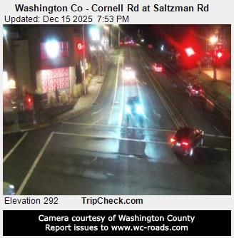 Cedar Mills: Washington Co - Cornell Rd at Saltzman Rd