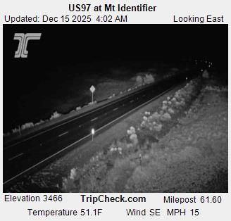 Shaniko: US97 at Mt Identifier