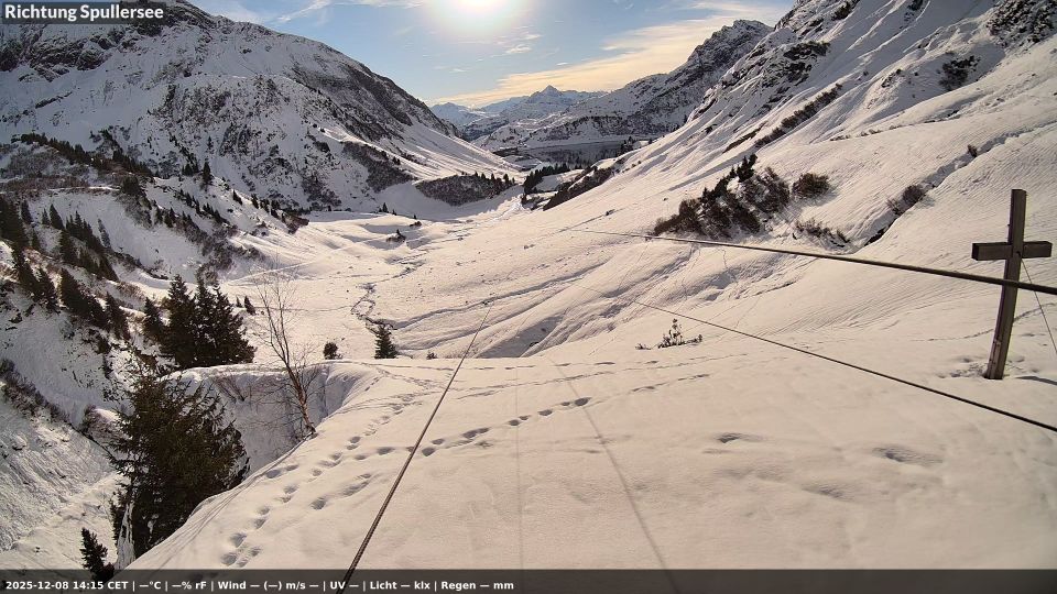 Gemeinde Lech › South: Ravensburger Hütte - Spullersee - Lechquellen Mountains