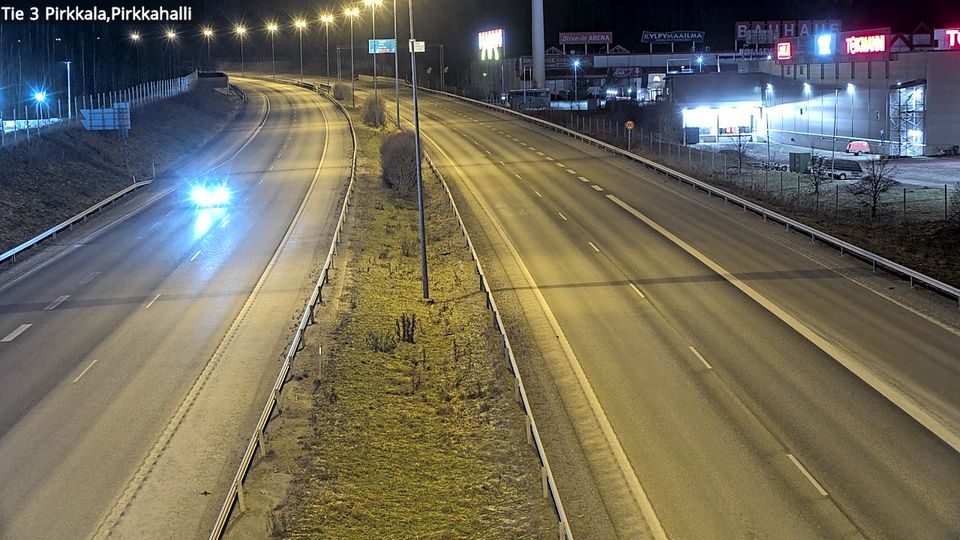 Pirkkala: Tie 3 - Pirkkahalli - Tie 3 Vaasaan