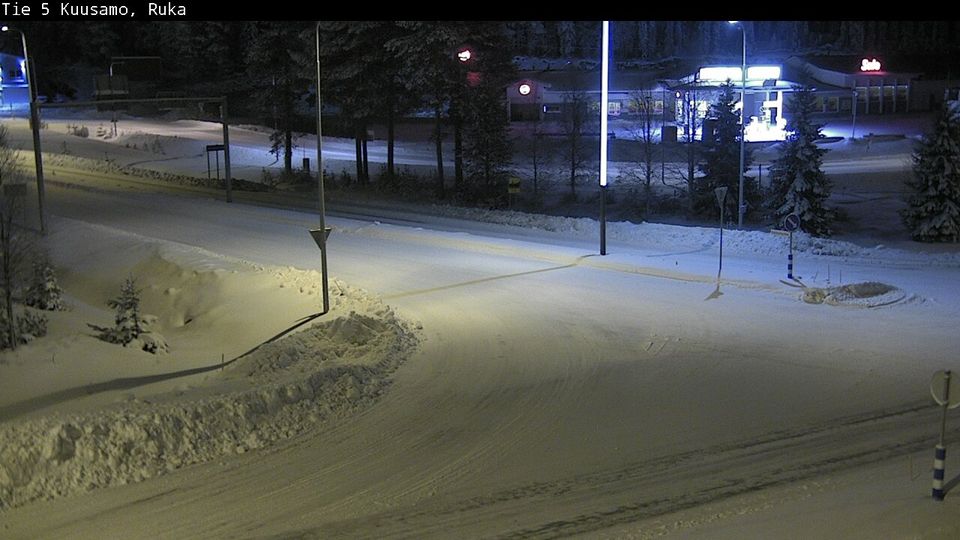 Kuusamo: Tie 5 - Ruka - Tie 8692 Rukalle