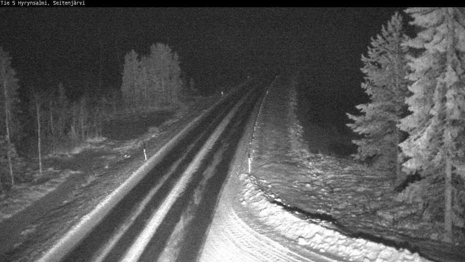 Hyrynsalmi: Tie 5 - Seitenjärvi - Kajaaniin