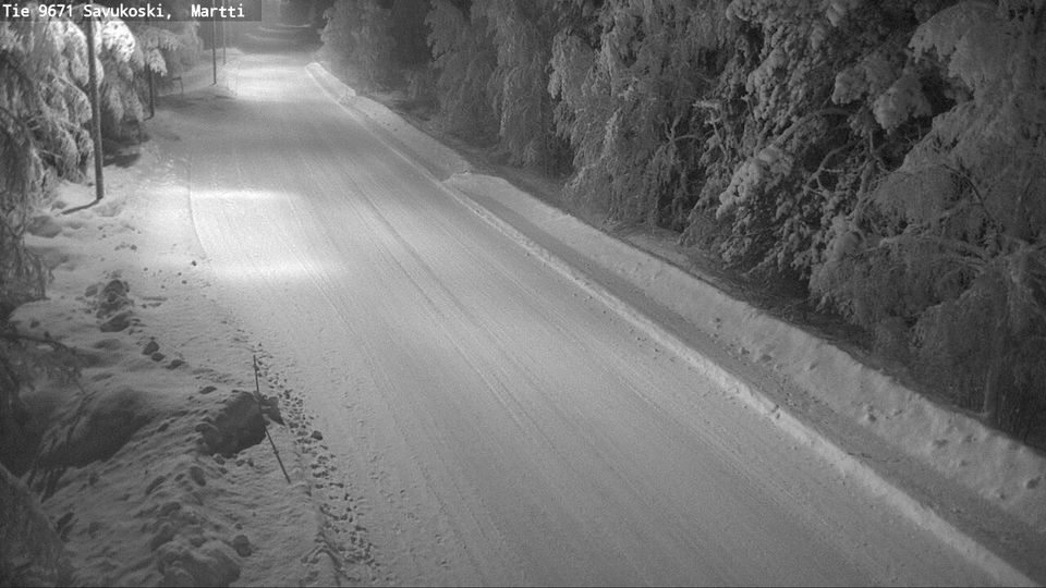 Savukoski: Tie 9671 - Martti - Savukoskelle
