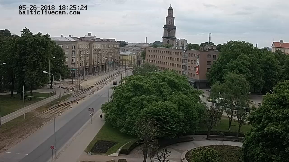 Liepaja: Rose Square, Latvia