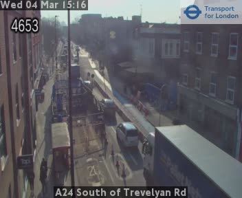 London: A24 South of Trevelyan Rd