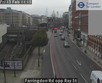 City of London: Farringdon Rd opp Ray St