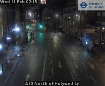City of London: A10 North of Holywell Ln