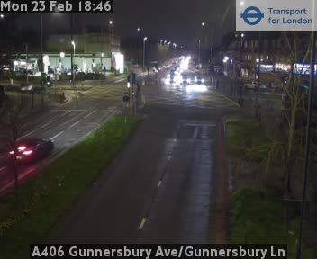 Acton: A406 Gunnersbury Ave/Gunnersbury Ln