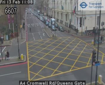 London: A4 Cromwell Rd/Queens Gate