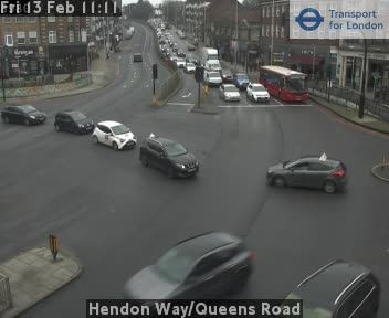 London: Hendon Way/Queens Road