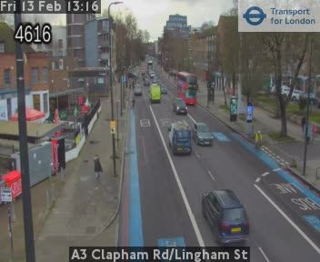 London: A3 Clapham Rd/Lingham St