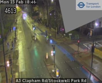 London: A3 Clapham Rd/Stockwell Park Rd