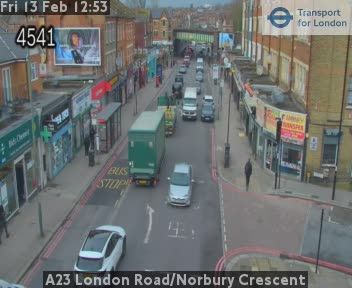 South Cambridgeshire: Croydon: A23 London Road/Norbury Crescent