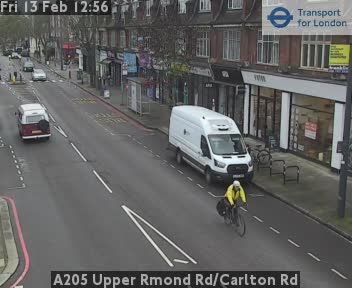 London: A205 Upper Rmond Rd/Carlton Rd