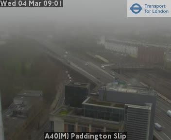London: A40(M) Paddington Slip
