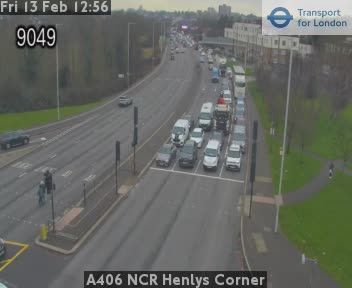 London: A406 NCR Henlys Corner